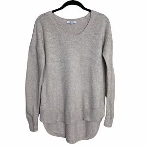 Madewell women's open knit high low sweater